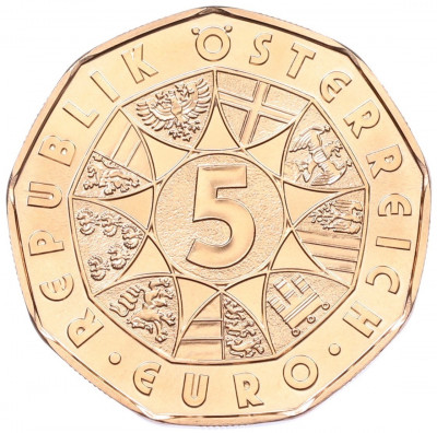 5 евро 2025 года Австрия «Танцуй свободно»
