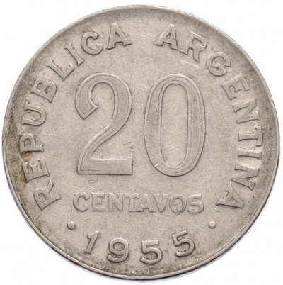 20 сентаво 1955 года Аргентина