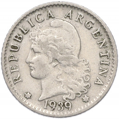 5 сентаво 1939 года Аргентина