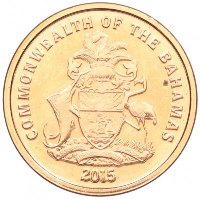 1 цент 2015 года Багамские острова