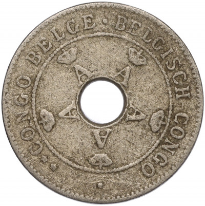 10 сантимов 1919 года Бельгийское Конго