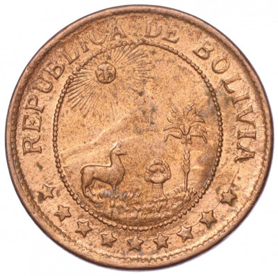 50 сентаво 1942 года Боливия