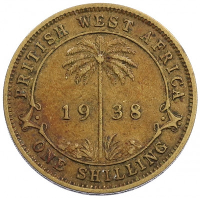1 шиллинг 1938 года Британская Западная Африка