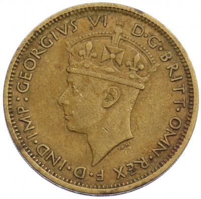 1 шиллинг 1938 года Британская Западная Африка