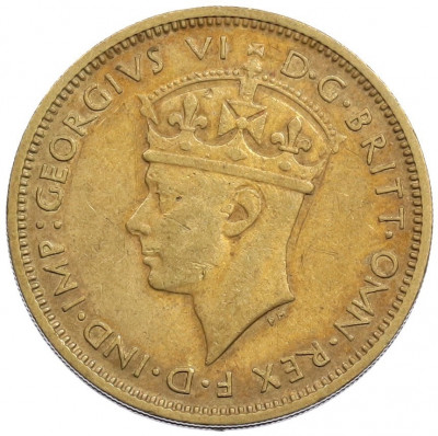 1 шиллинг 1939 года Британская Западная Африка