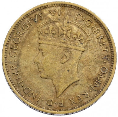 1 шиллинг 1940 года Британская Западная Африка