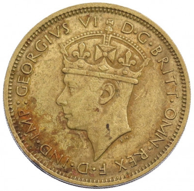 1 шиллинг 1942 года Британская Западная Африка