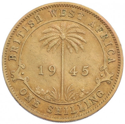 1 шиллинг 1945 года Н Британская Западная Африка