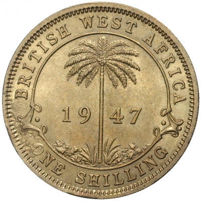 1 шиллинг 1947 года Британская Западная Африка