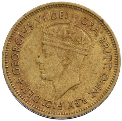 1 шиллинг 1949 года Британская Западная Африка