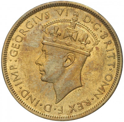 2 шиллинга 1939 года H Британская Западная Африка