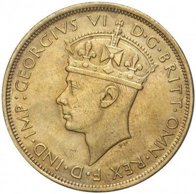 2 шиллинга 1947 года H Британская Западная Африка