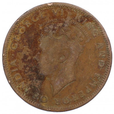 1 цент 1942 года Британский Гондурас