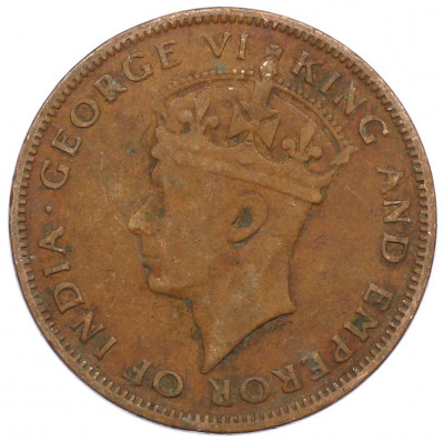 1 цент 1944 года Британский Гондурас