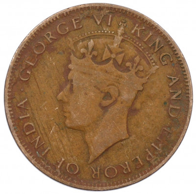 1 цент 1947 года Британский Гондурас