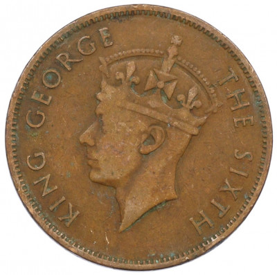 1 цент 1950 года Британский Гондурас