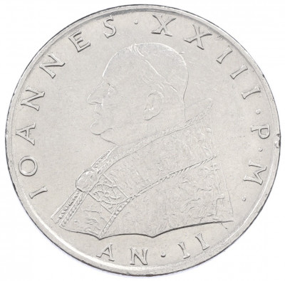 100 лир 1960 года Ватикан