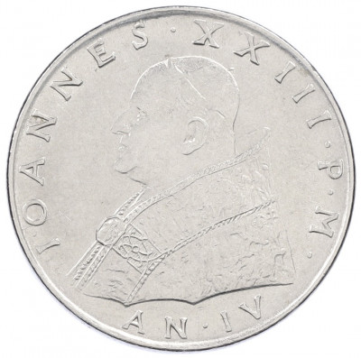 100 лир 1962 года Ватикан