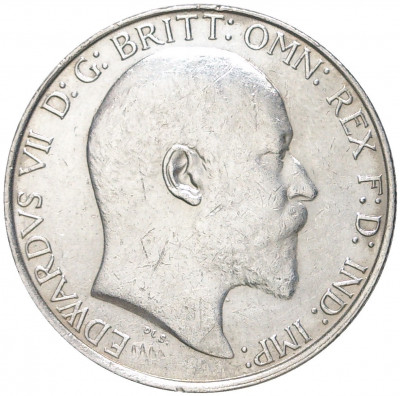 1 флорин (2 шиллинга) 1910 года Великобритания