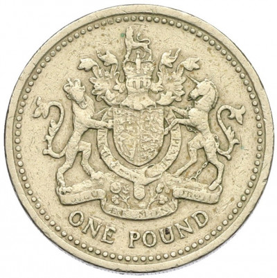 1 фунт 1983 года Великобритания