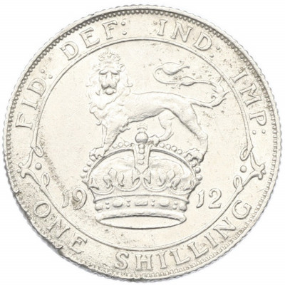 1 шиллинг 1912 года Великобритания