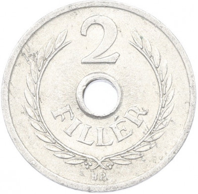 2 филлера 1956 года Венгрия