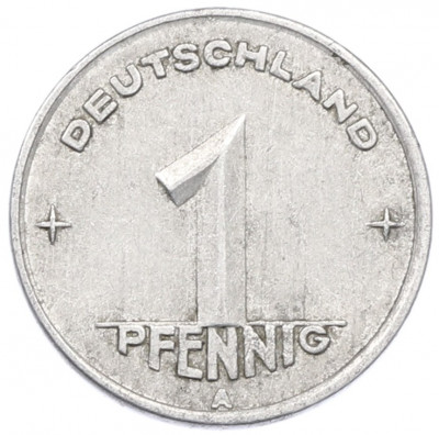 1 пфенниг 1948 года A Восточная Германия (ГДР)