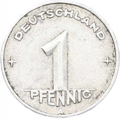 1 пфенниг 1950 года A Восточная Германия (ГДР)