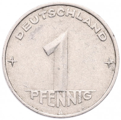 1 пфенниг 1952 года A Восточная Германия (ГДР)