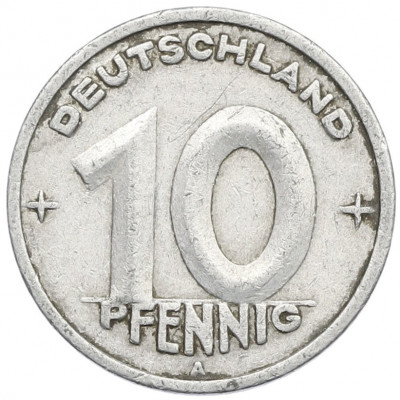 10 пфеннигов 1948 года A Восточная Германия (ГДР)