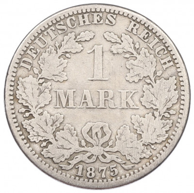 1 марка 1875 года A Германия