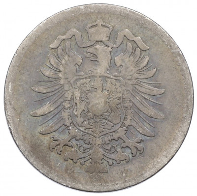 1 марка 1875 года F Германия