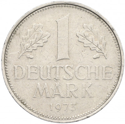 1 марка 1973 года F Западная Германия (ФРГ)