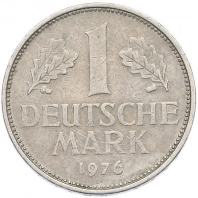 1 марка 1976 года D Западная Германия (ФРГ)