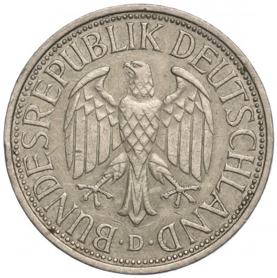 1 марка 1978 года D Западная Германия (ФРГ)