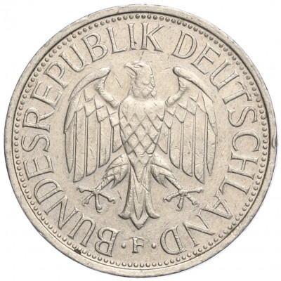 1 марка 1983 года F Западная Германия (ФРГ)