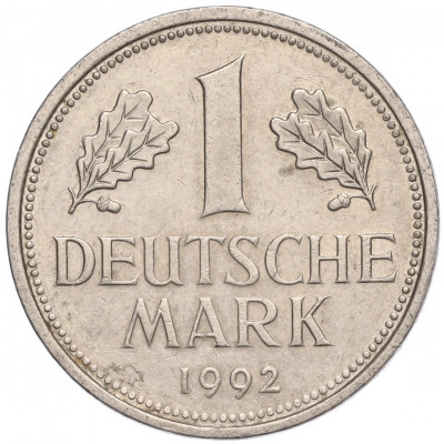 1 марка 1992 года D Германия