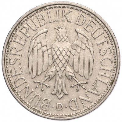 1 марка 1992 года D Германия