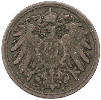 1 пфенниг 1908 года A Германия