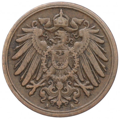 1 пфенниг 1909 года А Германия