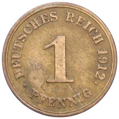 1 пфенниг 1912 года G Германия