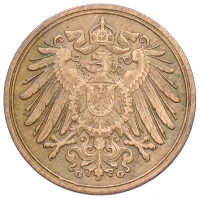 1 пфенниг 1912 года G Германия