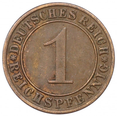 1 рейхспфенниг 1935 года A Германия