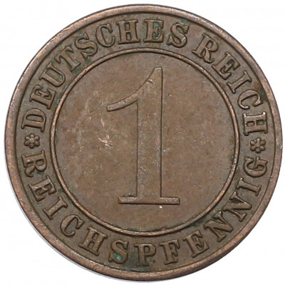 1 рейхспфенниг 1936 года A Германия