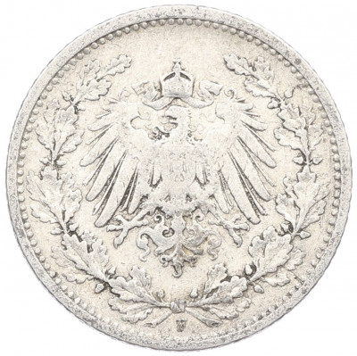1/2 марки 1905 года F Германия