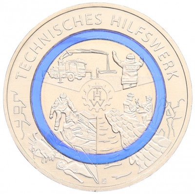 10 евро 2025 года D Германия «На службе общества — Служба технической поддержки»