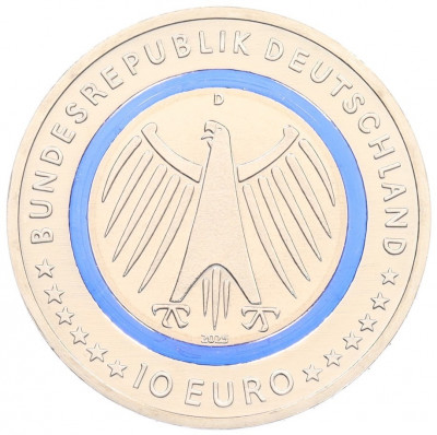 10 евро 2025 года D Германия «На службе общества — Служба технической поддержки»
