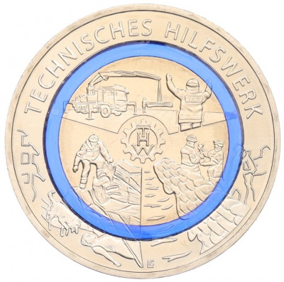 10 евро 2025 года F Германия «На службе общества — Служба технической поддержки»