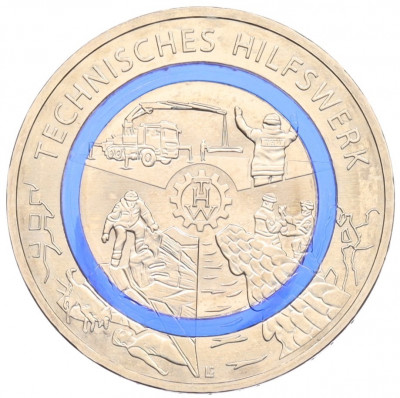 10 евро 2025 года J Германия «На службе общества — Служба технической поддержки»