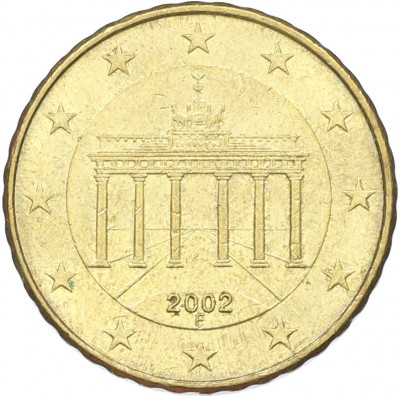 10 евроцентов 2002 года F Германия